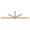 Ekena Millwork Kennewick Timber Gable Bracket, Western Red Cedar, 108"W x 27"H x 1 1/2"D x 3 1/2"F, 6/12 Pitch GBW108X27X0204KEN00SWR - alternate 1